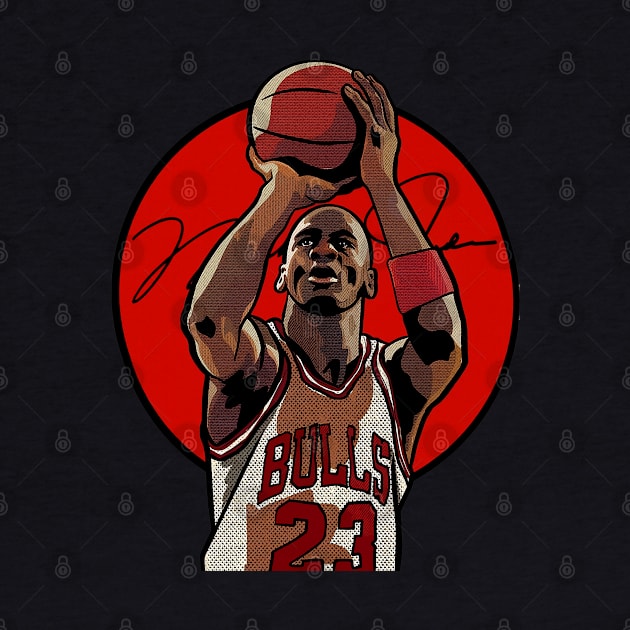 BASKETBALLART - MJ old by JORDAN-ART23